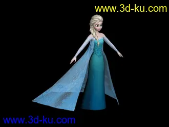 3D打印模型冰雪女王------请勿用于商业用途的图片