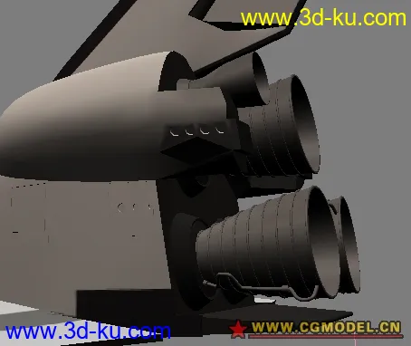 新航天飞机 模型下载  可做动画的图片5