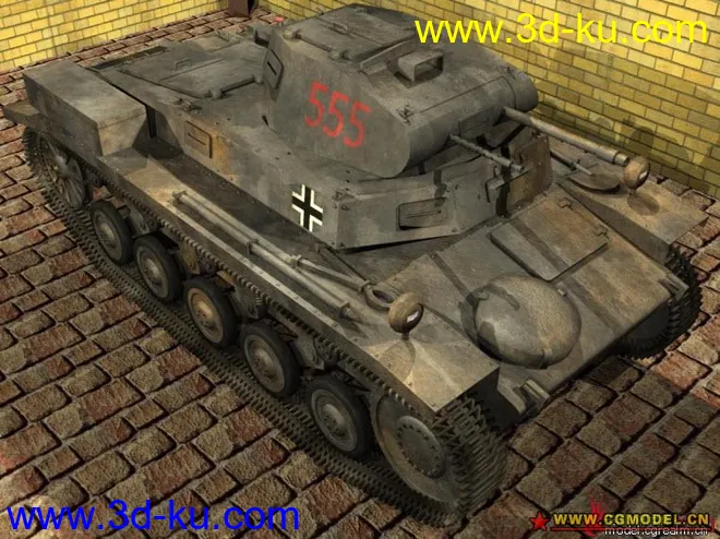 二战II号轻型坦克模型的图片1