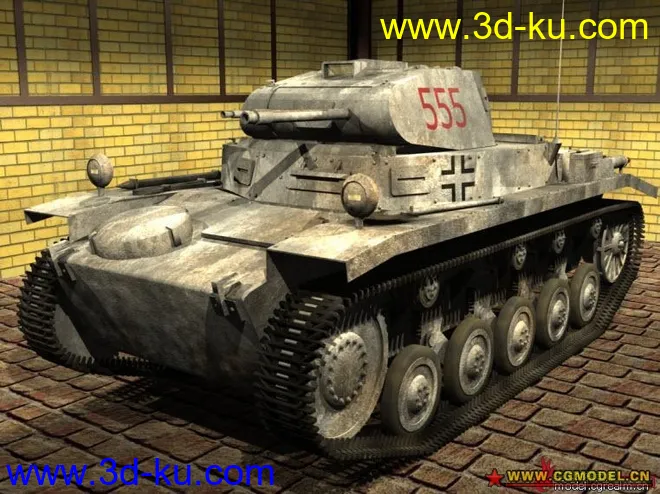 二战II号轻型坦克模型的图片2