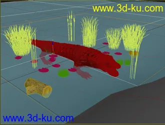 3D打印模型鳄鱼的图片