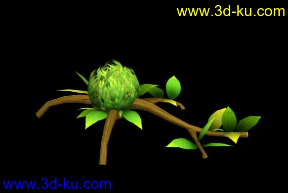 游戏Q版植物，颜色鲜亮，低模，超好用模型的图片3