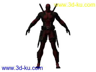 3D打印模型X战警角色——死侍的图片