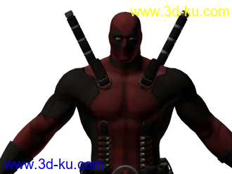 3D打印模型X战警角色——死侍的图片