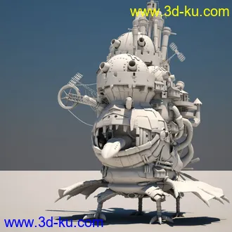 3D打印模型哈尔的移动城堡的图片