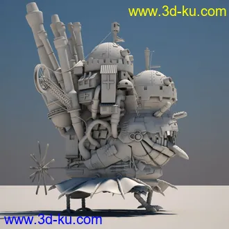 3D打印模型哈尔的移动城堡的图片