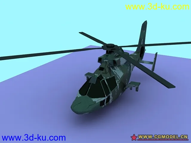 自创 中国武直9G武装直升机模型的图片1