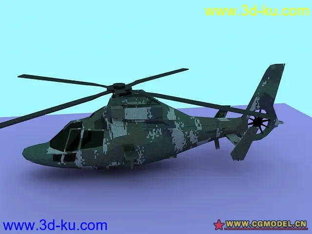 自创 中国武直9G武装直升机模型的图片2