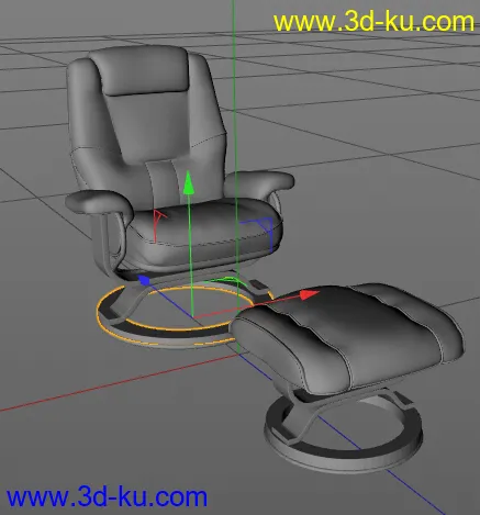 办公椅子模型的图片1