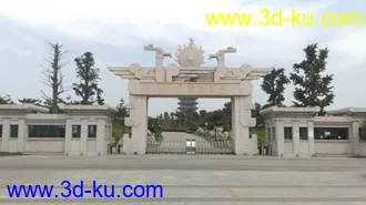 3D打印模型古建的图片