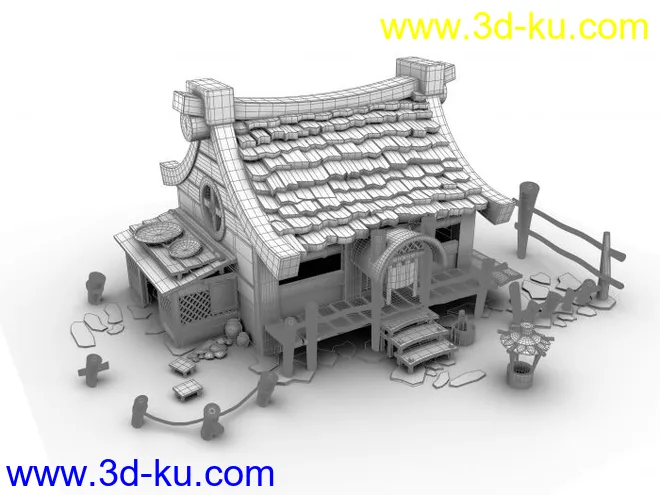 Q版房屋模型的图片1