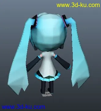 3D打印模型精品初音分享~~喜欢初音的快来吧!!!obj文件的图片