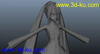 3D打印模型精品初音分享~~喜欢初音的快来吧!!!obj文件的图片