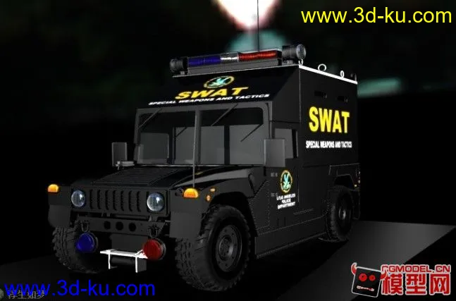 SWAT快速指战车模型的图片1