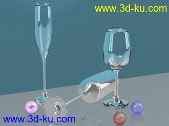 3D打印模型玻璃杯几只的图片