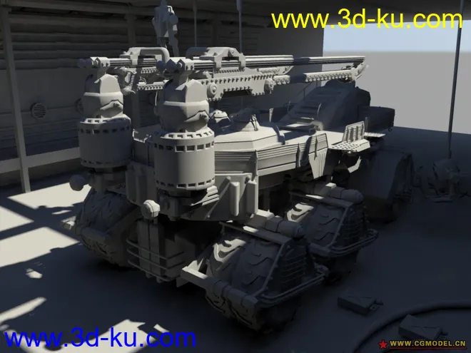 原创装甲车精模模型的图片2