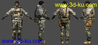 3D打印模型Irish from VG Battlefield 4的图片