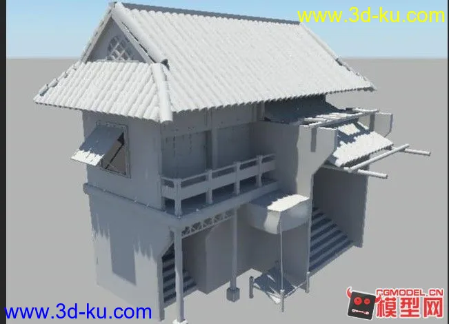 白膜-房子模型的图片1