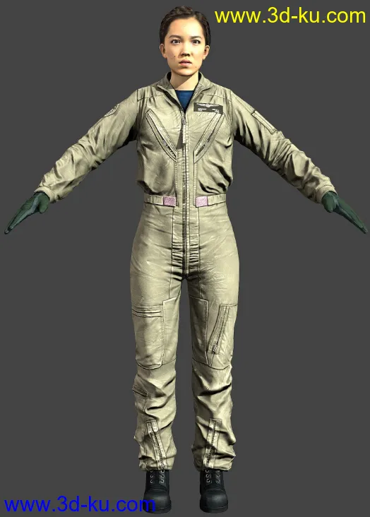 us_jumpsuit_female from Battlefield 4模型的图片1