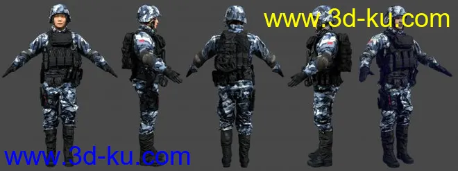 PLA 解放军  sp_chinese from Battlefield 4模型的图片1