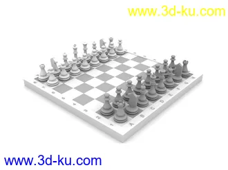 3D打印模型国际象棋的图片