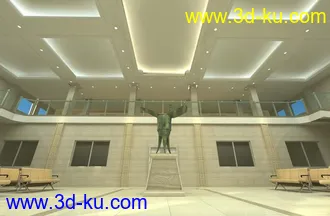 3D打印模型曲酒工厂大厅的图片