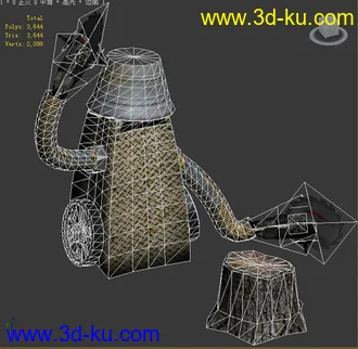 3D打印模型锯树人的图片