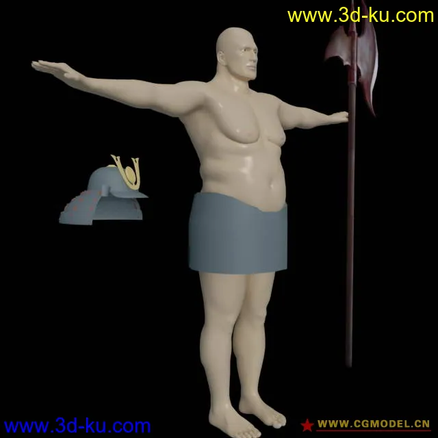 胖男人fat man模型的图片1