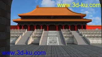 3D打印模型故宫的图片