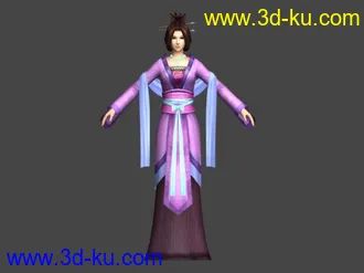 3D打印模型仙剑5外传欧阳夫人的图片