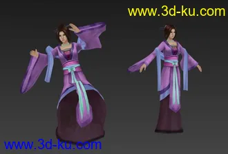 3D打印模型仙剑5外传欧阳夫人的图片