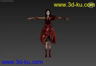 3D打印模型爱丽丝疯狂回归全服装+裙底风光+武器+动画的图片