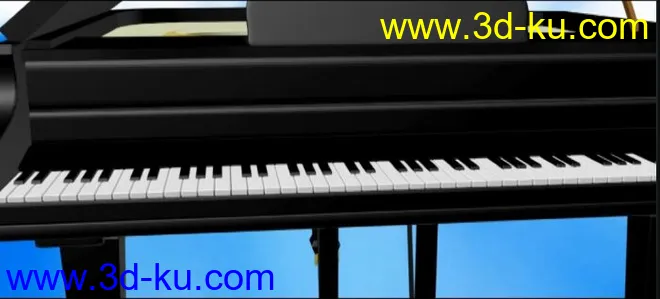 钢琴模型带琴键动画的图片1