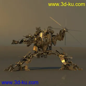 3D打印模型变形金刚 blackOut的图片
