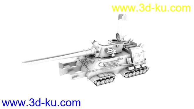 一辆不错的坦克模型的图片1