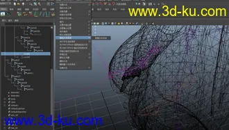 3D打印模型maya绑定的乳摇系统和大家分享下的图片