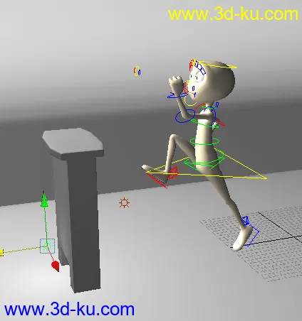 跳  挑障碍 动画   初学者  可以用哦模型的图片1