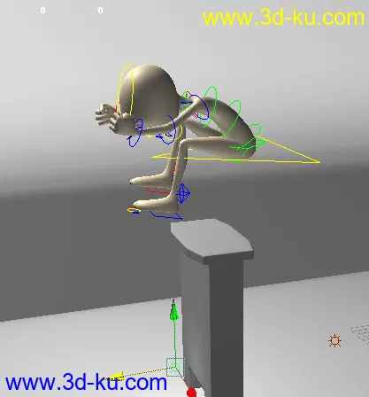 跳  挑障碍 动画   初学者  可以用哦模型的图片2