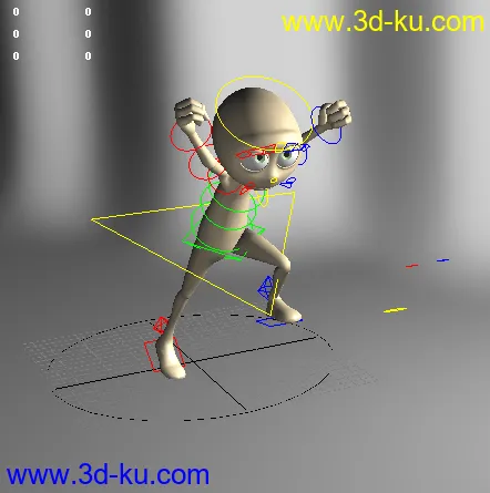 跳  挑障碍 动画   初学者  可以用哦模型的图片4