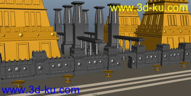神庙模型的图片1