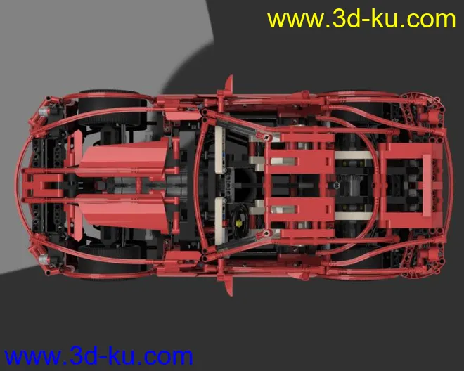 乐高--法拉利汽车模型~~超精细工业设计模型的图片4