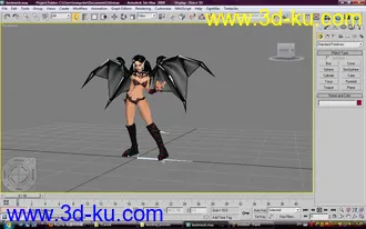 3D打印模型原創 --- 帶圖帶骨的魅魔 - succubus的图片