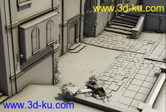 3D打印模型精致房子的图片