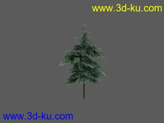 3D打印模型三款不错的树 分享给大家 希望对大家有用处的图片