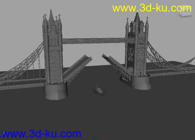 临摹的伦敦桥模型的图片1