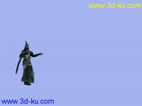 剑三J3模型08E04005带动画显黑面神帖图的图片1