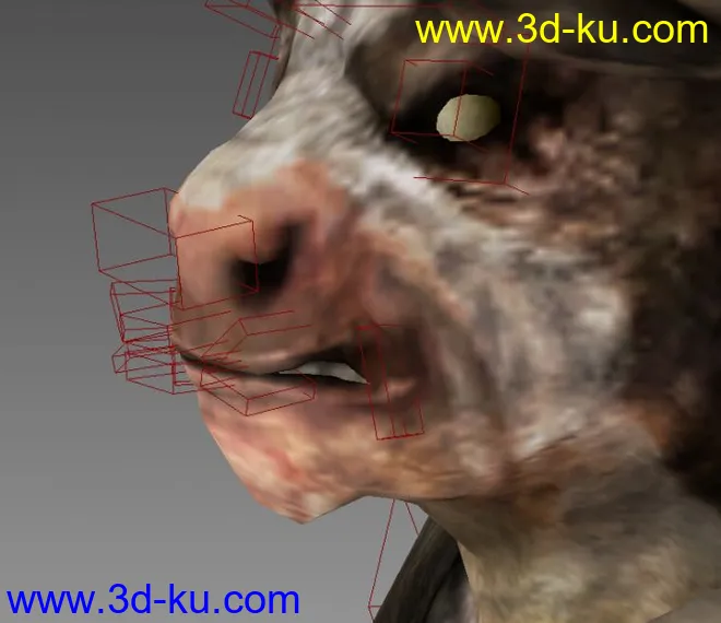牛头人（有骨骼绑定 可调表情）MAX9.0模型的图片4