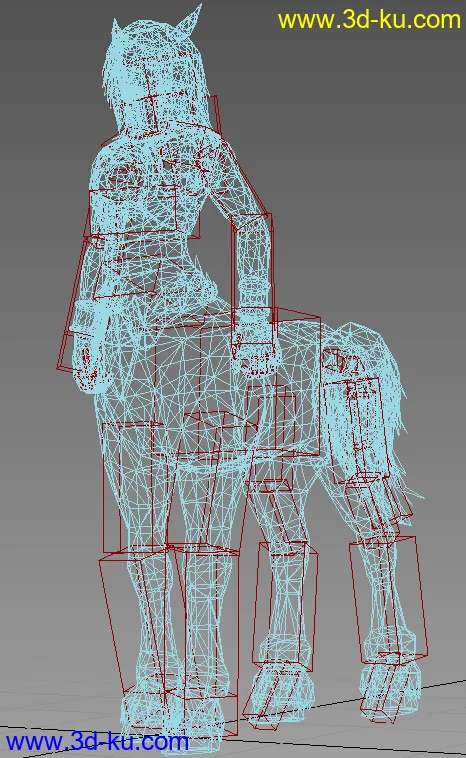 半人马（有骨骼绑定）MAX9.0模型的图片9