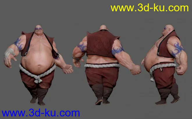 古代胖子人体模型的图片2