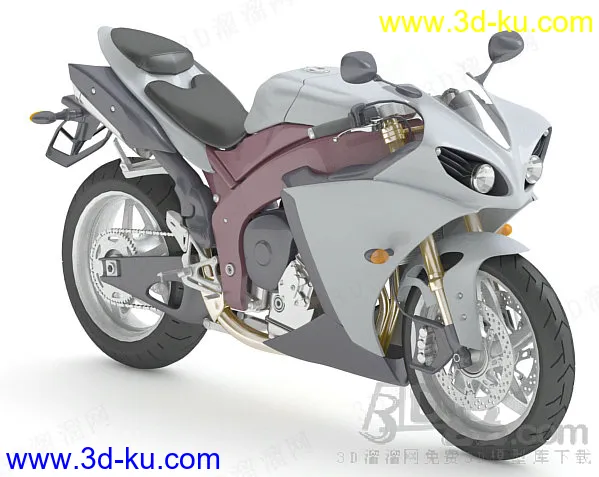 高精度摩托车模型 川崎忍者 全四边面的图片2